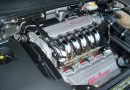 Alfa Romeo V6 busso engine bay, a well-maintained engine with polished air inlet pipes, very clean